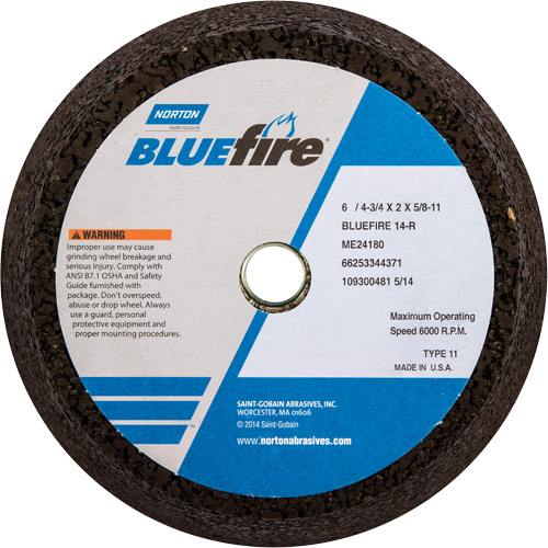 Disque &agrave; &eacute;barbage portatif non renforc&eacute; BlueFire Distribution Jean Lapalme