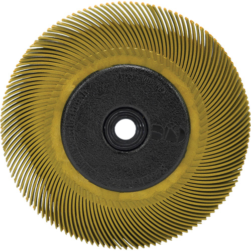 Scotch-Brite Radial Bristle Brush, Ceramic, 80 Grit, 6" Dia. Distribution Jean Lapalme