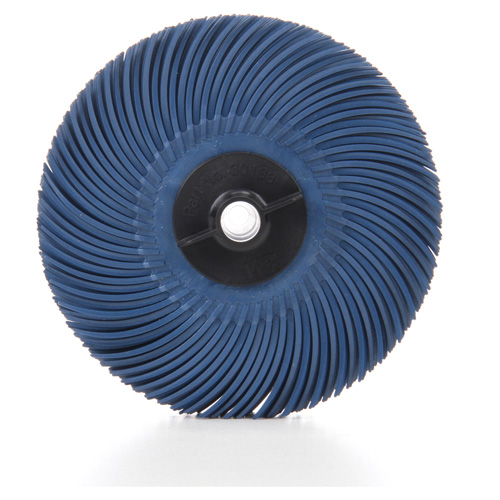 Meule en soie radiale Scotch-Brite, Oxyde d'aluminium, Grain 400, 3" dia. Distribution Jean Lapalme