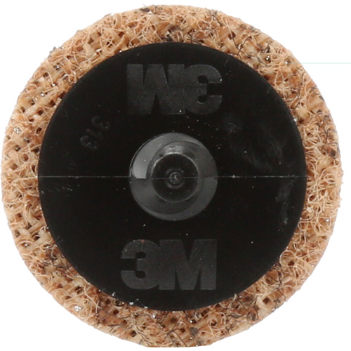 Disque de conditionnement de surface Roloc Scotch-Brite, 1-1/2" dia., Grain Cors&eacute;, Oxyde d'aluminium Distribution Jean Lapalme