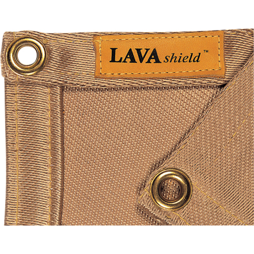 Couverture pour soudage en silice de 18 oz Lavashield, 3' la x 3' lo, R&eacute;sistance &agrave; la temp. 1472°F(800°C) Distribution Jean Lapalme