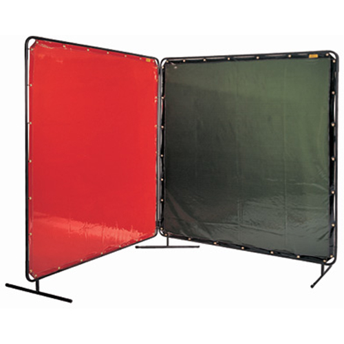 &eacute;cran et cadre pour soudage, Vert olive, 6' x 6' Distribution Jean Lapalme