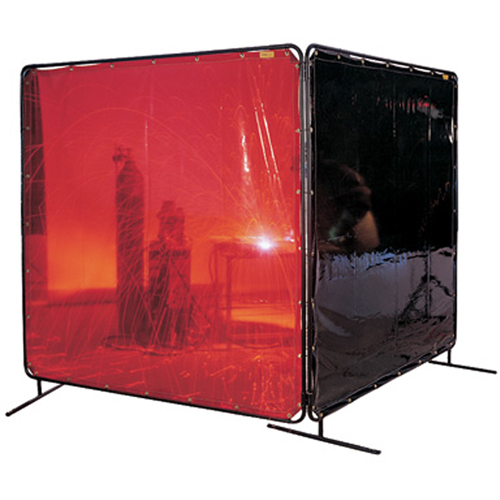 &eacute;cran et cadre pour soudage, Vert olive, 6' x 6' Distribution Jean Lapalme