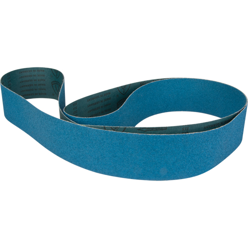 Abrasive Sanding Belt, 4" W x 137" L, Zirconia Alumina, 80 Grit Distribution Jean Lapalme
