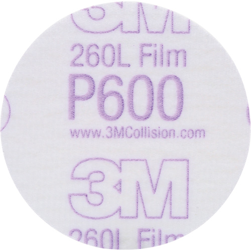 Gold Hookit Disc, 3" Dia., P600 Grit, Aluminum Oxide, C-Weight Distribution Jean Lapalme