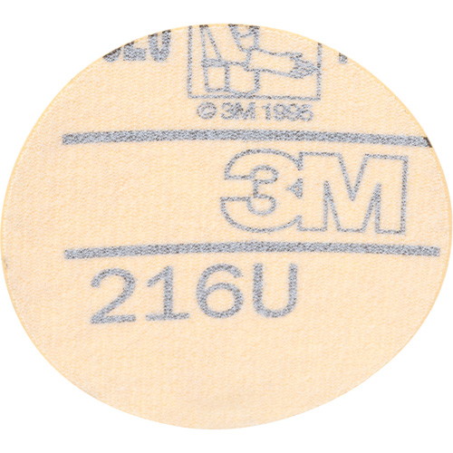 Gold Hookit Disc, 3" Dia., P320 Grit, Aluminum Oxide, C-Weight Distribution Jean Lapalme