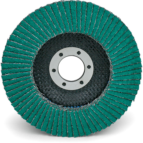 Flap Wheels - 577F Flap Discs, 4-1/2" x 7/8", Type 29, 40 Grit, Zirconium Distribution Jean Lapalme