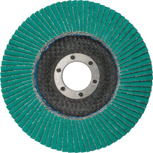 Flap Wheels - 577F Flap Discs, 4-1/2" x 7/8", Type 29, 60 Grit, Zirconium Distribution Jean Lapalme