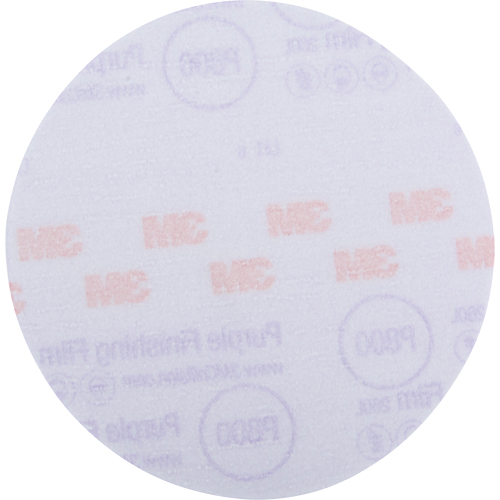 DISQUE FINITION MAUVE 6" HOOKIT GRN P800 50/BTE, 6" Dia., P800 Grit Distribution Jean Lapalme