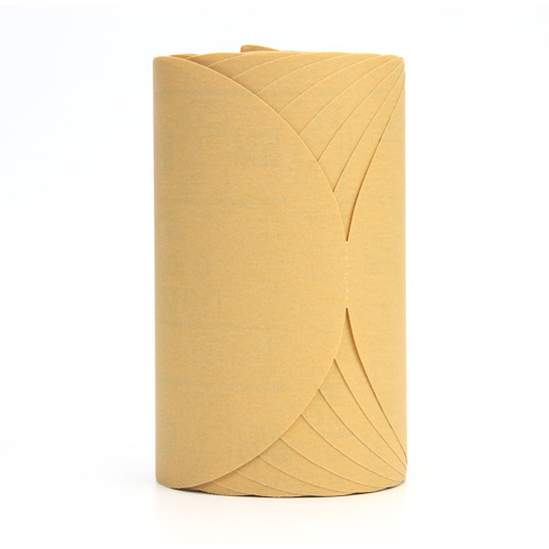 Stikit 216U Gold Paper Disc Roll, 6" Dia., P320 Grit, Aluminum Oxide Distribution Jean Lapalme