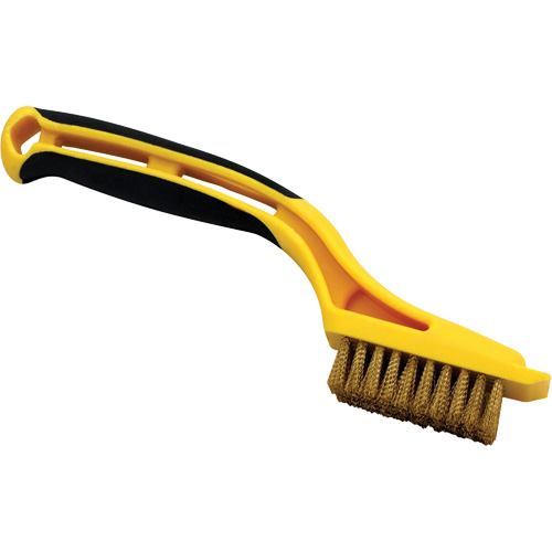 Mini-brosse, Laiton, 5 x 10 rangs de fils, Longueur 8-1/4" Distribution Jean Lapalme