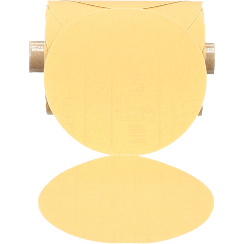 Disque abrasif dor&eacute; en rouleau de papier Stikit, 5" dia., Grain P180, Oxyde d'aluminium Distribution Jean Lapalme