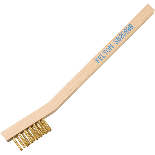 Petites brosses de nettoyage, Nylon, 3 x 7 rangs de fils, Longueur 7-3/4" Distribution Jean Lapalme