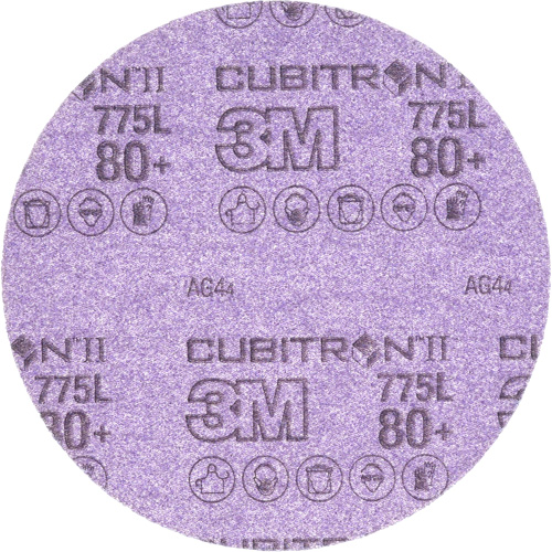 6" Cubitron II 775L Disc - 80 Grit, 6" Dia., 80+ Grit Distribution Jean Lapalme