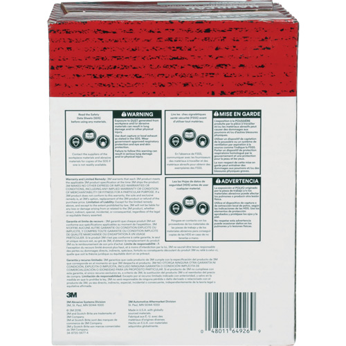 Tampons manuels Scotch-Brite 7447, Oxyde d'aluminium, 9" x 6", Grain Tr&egrave;s fin Distribution Jean Lapalme