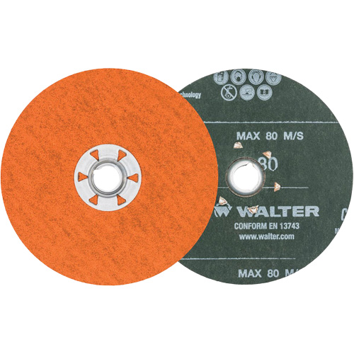 Disque de sablage Coolcut XX, 5" dia., Grain 80, C&eacute;ramique Distribution Jean Lapalme