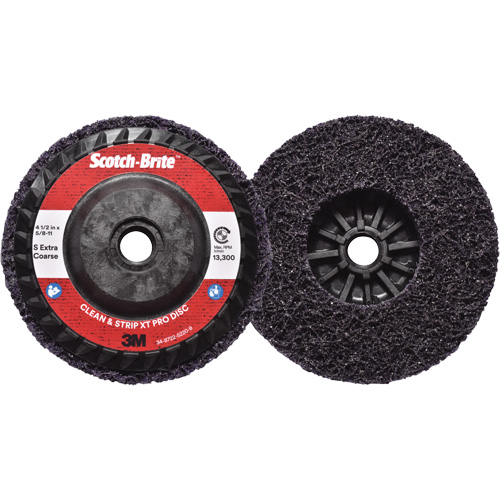 Scotch-Brite Clean & Strip XT Pro Disc, 4-1/2" Dia., Extra Coarse Grit, Silicon Carbide Distribution Jean Lapalme