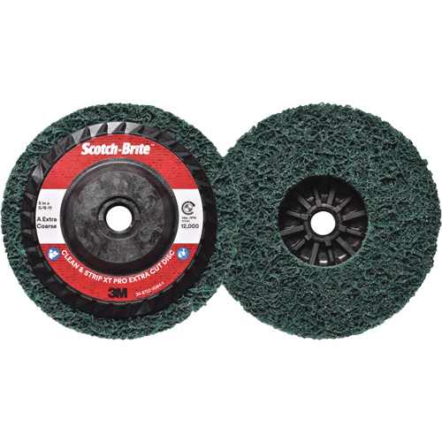 Disque extra coupe  Clean and Strip  XT Pro Scotch-Brite, 5" dia., Grain Extra grossier, Oxyde d'aluminium Distribution Jean Lapalme