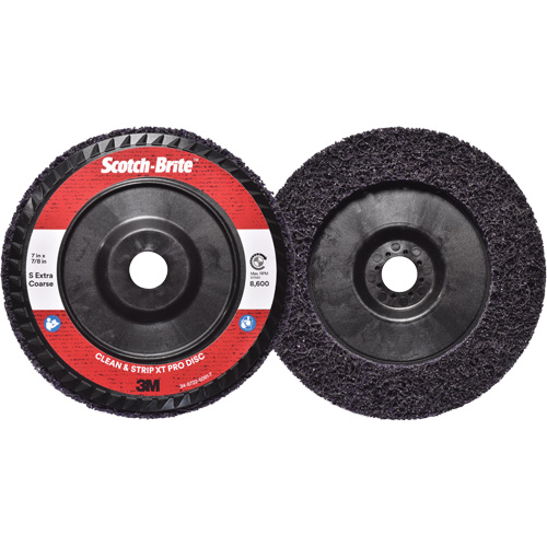 Scotch-Brite Clean & Strip XT Pro Disc, 7" Dia., Extra Coarse Grit, Silicon Carbide Distribution Jean Lapalme