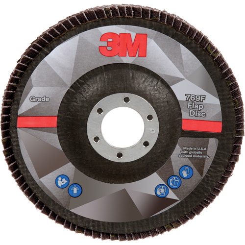 Disque &agrave; lamelles &agrave; changement rapide 769F, 5" x 7/8", Type 29, Grain 40+, C&eacute;ramique Distribution Jean Lapalme