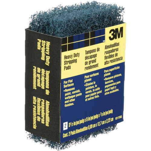 Heavy-Duty Stripping Pads, Aluminum Oxide, 3-1/2" x 5", Coarse Grit Distribution Jean Lapalme