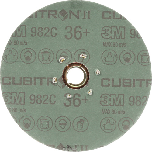 Cubitron II 982C Fibre Disc, Ceramic, 36+, 5" Dia Distribution Jean Lapalme