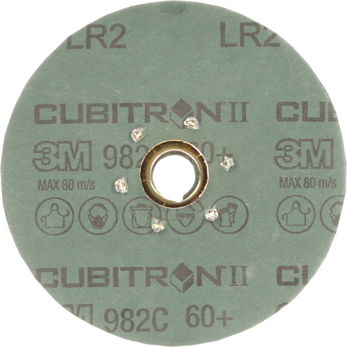 Disque en fibre 982C Cubitron II, C&eacute;ramique, 60+, 4-1/2" Dia Distribution Jean Lapalme