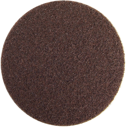 Disque non tiss&eacute; autoagrippant, 4" dia., Grain Cors&eacute;, Oxyde d'aluminium Distribution Jean Lapalme
