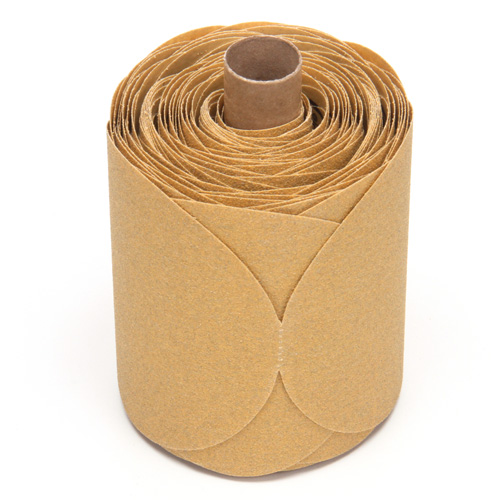 Stikit Gold Paper 216U Disc Roll, Aluminum Oxide, 5" W x 52' L, P80 Grit Distribution Jean Lapalme
