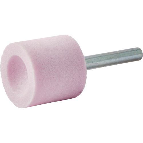 Meule mont&eacute;e vitrifi&eacute;e, A38, Oxyde d'aluminium, 1" dia., 1" lo, 80 Grain Distribution Jean Lapalme
