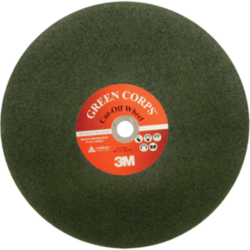 Green Corps Cut Off Wheel, 16" x Ceramic, 20000 RPM Distribution Jean Lapalme