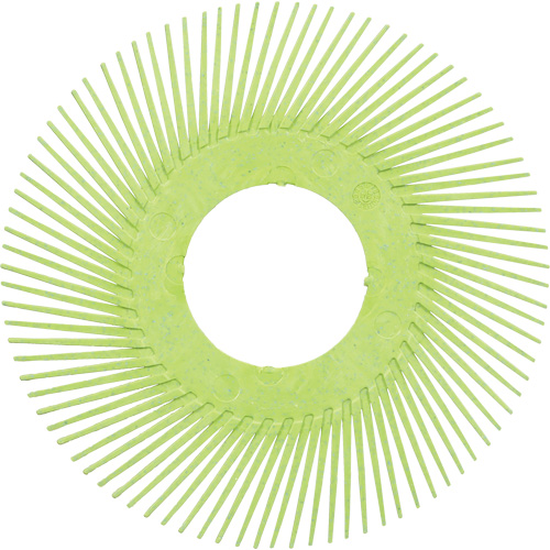 Scotch-Brite Type A Precision Radial Bristle Brush PN-RB without Adapter, Ceramic, 50+ Grit, 6" Dia. Distribution Jean Lapalme