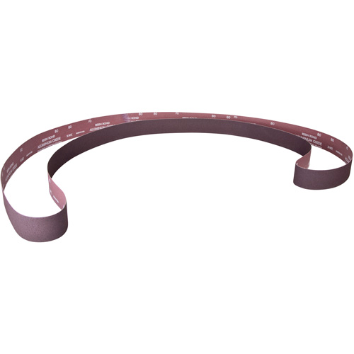 Metalite&reg; Narrow Backstand Sanding Belt, 3" W x 132" L, Aluminum Oxide, 50 Grit Distribution Jean Lapalme