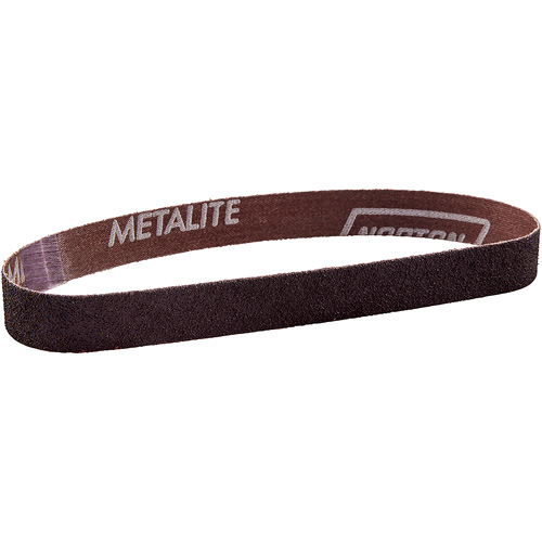 Courroie de ponçage en tissu Metalite, 3/4" la x 20-1/2" lo, Oxyde d'aluminium, Grain 60 Distribution Jean Lapalme
