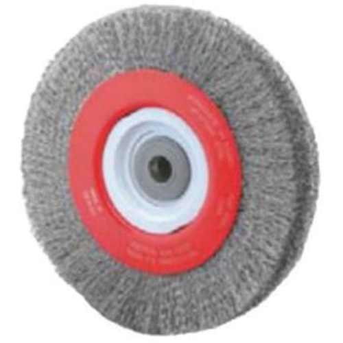 Roue d'&eacute;tabli sertie, 8" dia., Fils 0,014", Arbre 1/2"-2 Distribution Jean Lapalme
