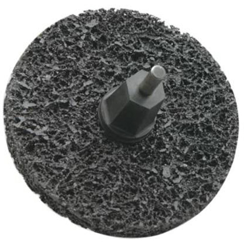Disques non tiss&eacute;s &agrave; remplacement rapide pour d&eacute;capage Bear-Tex, 3" dia., Grain Extra grossier, Carbure de silicium Distribution Jean Lapalme