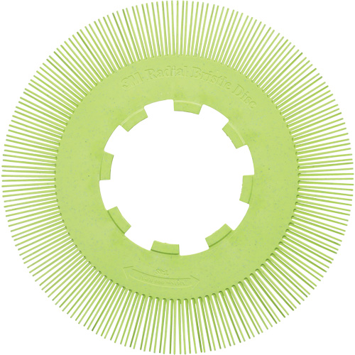Scotch-Brite Type S Precision Radial Bristle Brush PN-RB without Adapter, Ceramic, 50+ Grit, 8" Dia. Distribution Jean Lapalme