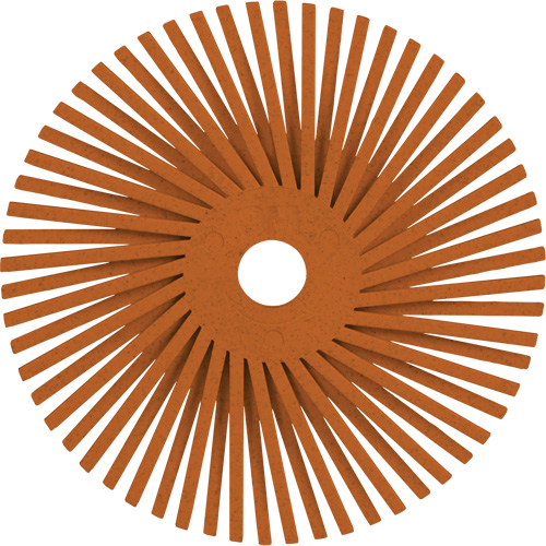 Scotch-Brite Type A Precision Radial Bristle Brush PN-RB, Ceramic, 80+ Grit, 3" Dia. Distribution Jean Lapalme