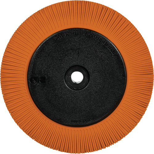 Scotch-Brite Type S Precision Radial Bristle Brush PN-RB with Flange, Ceramic, 80+ Grit, 8" Dia. Distribution Jean Lapalme