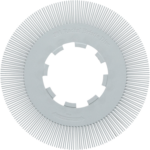 Scotch-Brite Type S Precision Radial Bristle Brush PN-RB without Adapter, Ceramic, 120+ Grit, 8" Dia. Distribution Jean Lapalme
