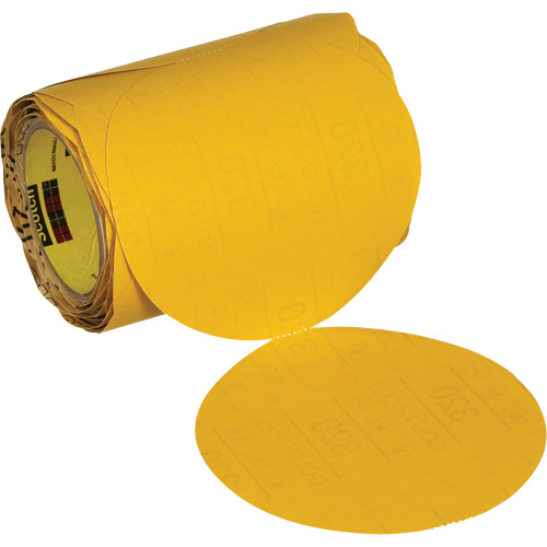 Stikit Gold Abrasive Disc Roll 09317, 6" Dia., 320 Grit, Aluminum Oxide Distribution Jean Lapalme
