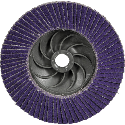 Cubitron 3 Conical  Flap Disc with Quick Change 1169F, 5" x 5/8"-11, Type T29, 40+ Grit, Ceramic Distribution Jean Lapalme