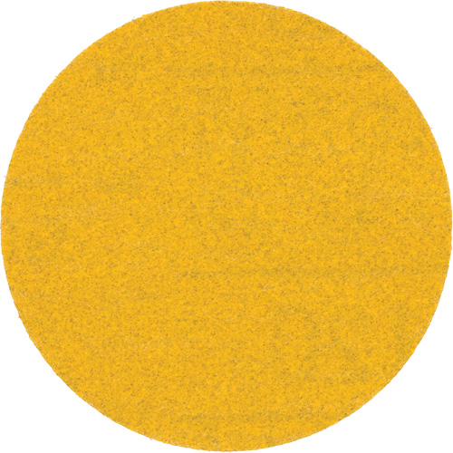 Hookit Gold Abrasive Disc, 3" Dia., 120 Grit, Aluminum Oxide, C Weight Distribution Jean Lapalme