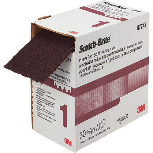 Pr&eacute;paration de la couche d'appr&ecirc;t VFN Scotch-Brite, 4-3/4" x 180", Oxyde d'aluminium Distribution Jean Lapalme