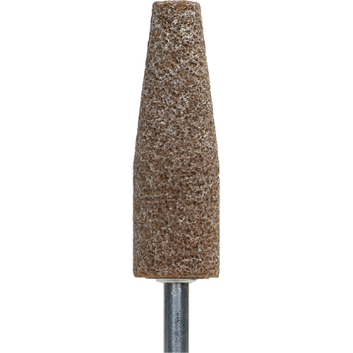 Pointe mont&eacute;e vitrifi&eacute;e Gemini, A38, Oxyde d'aluminium, 1-1/2" dia., 1-1/2" lo, 60 Grain Distribution Jean Lapalme