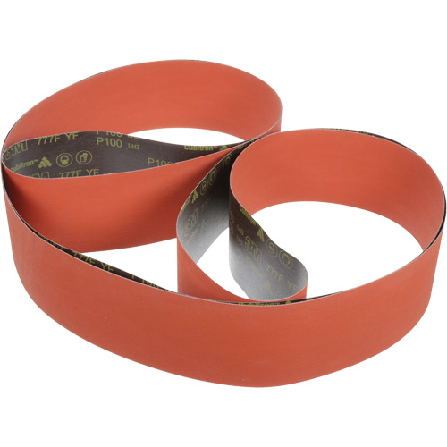 Cloth Belt 777F, 6" W x 300" L, Ceramic Aluminum Oxide, 80 Grit Distribution Jean Lapalme
