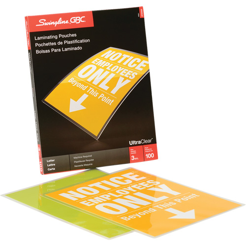 Laminated Letter Size Pouch Distribution Jean Lapalme