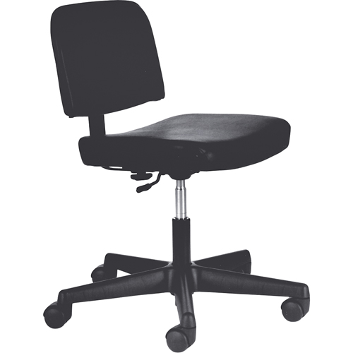 Chaises de dactylo, Vinyle, Noir, Capacit&eacute; 250 lb Distribution Jean Lapalme