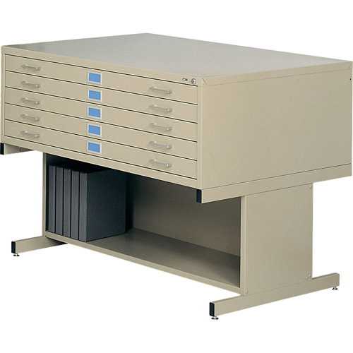 Classeurs en acier pour plans, 5 Tiroirs, 40-3/8" la x 29-3/8" p x 16-1/2" h Distribution Jean Lapalme