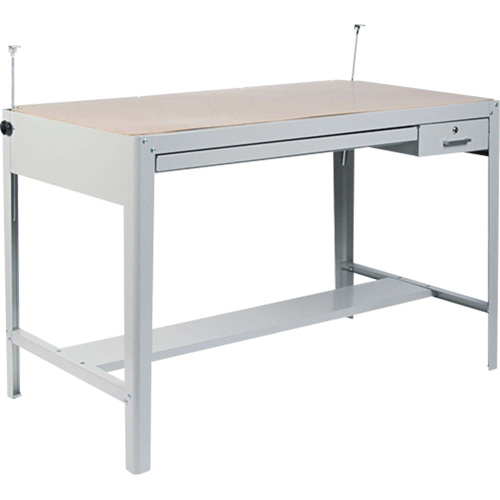 Base pour table &agrave; dessin de pr&eacute;cision, 56-3/8" la x Gris Distribution Jean Lapalme